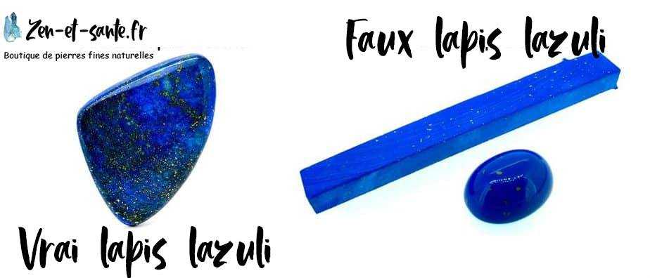 lapis lazuli vrai ou faux