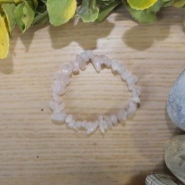 bracelet en quartz rose