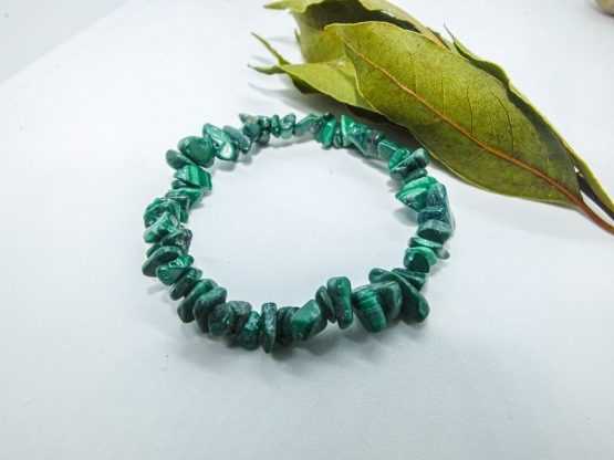 bracelet pierre verte malachite