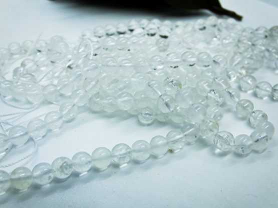 cristal de roche perle 6mm