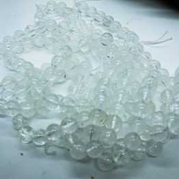 perle de cristal de roche 8mm