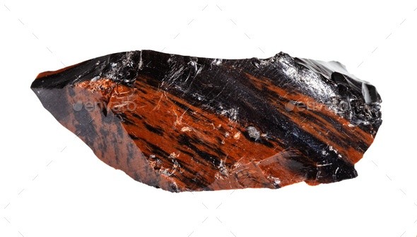 obsidienne acajou mahogany rouge