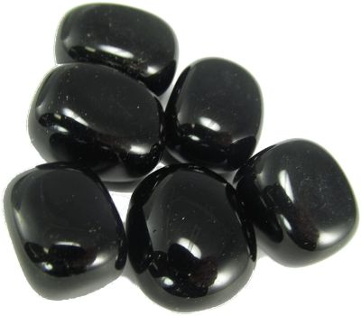 pierres roulées obsidienne noire