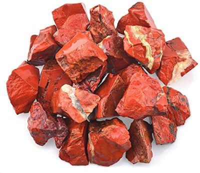 pierres brutes jaspe rouge