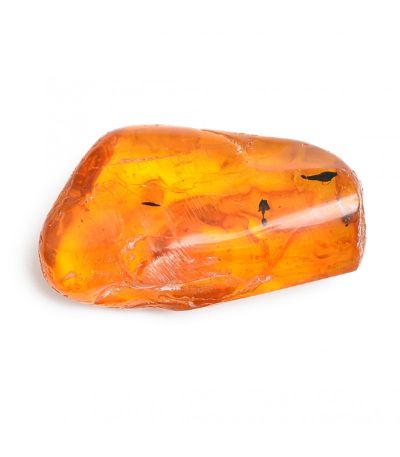 ambre orange véritable pierre inclusion